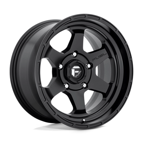 shoh Fuel 1PC | D664 SHOK | 17.0x9.00 | 5X127 | -12 | MATTE BLACK
