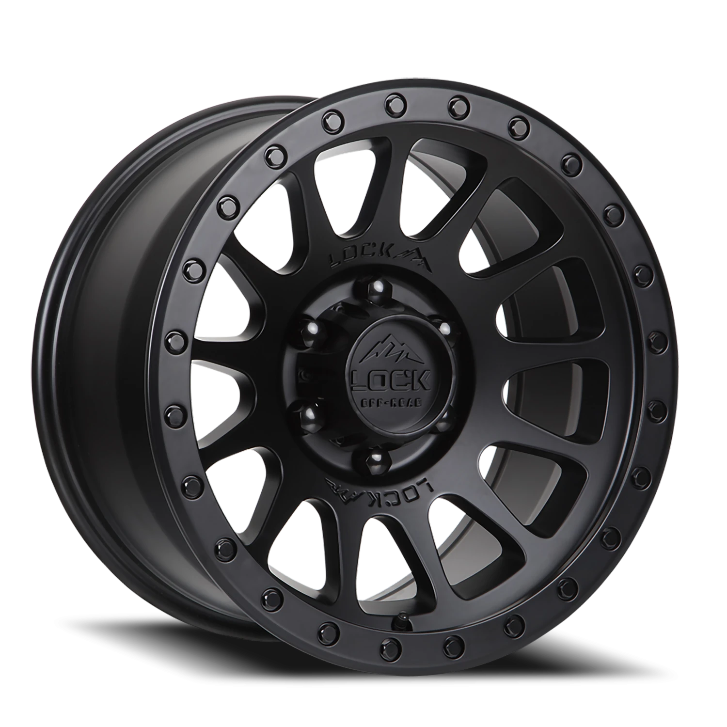 YOSEMITE | 20X10 | 8X170 | -18 | MATTE BLACK W MATTE BLACK RING
