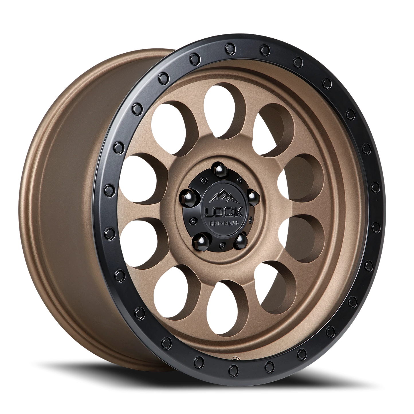 50CAL | 20X9 | 6X139.7 | -12 | MATTE DESERT BRONZE W MATTE BLACK RING | 50CAL-2969MRMBR12N
