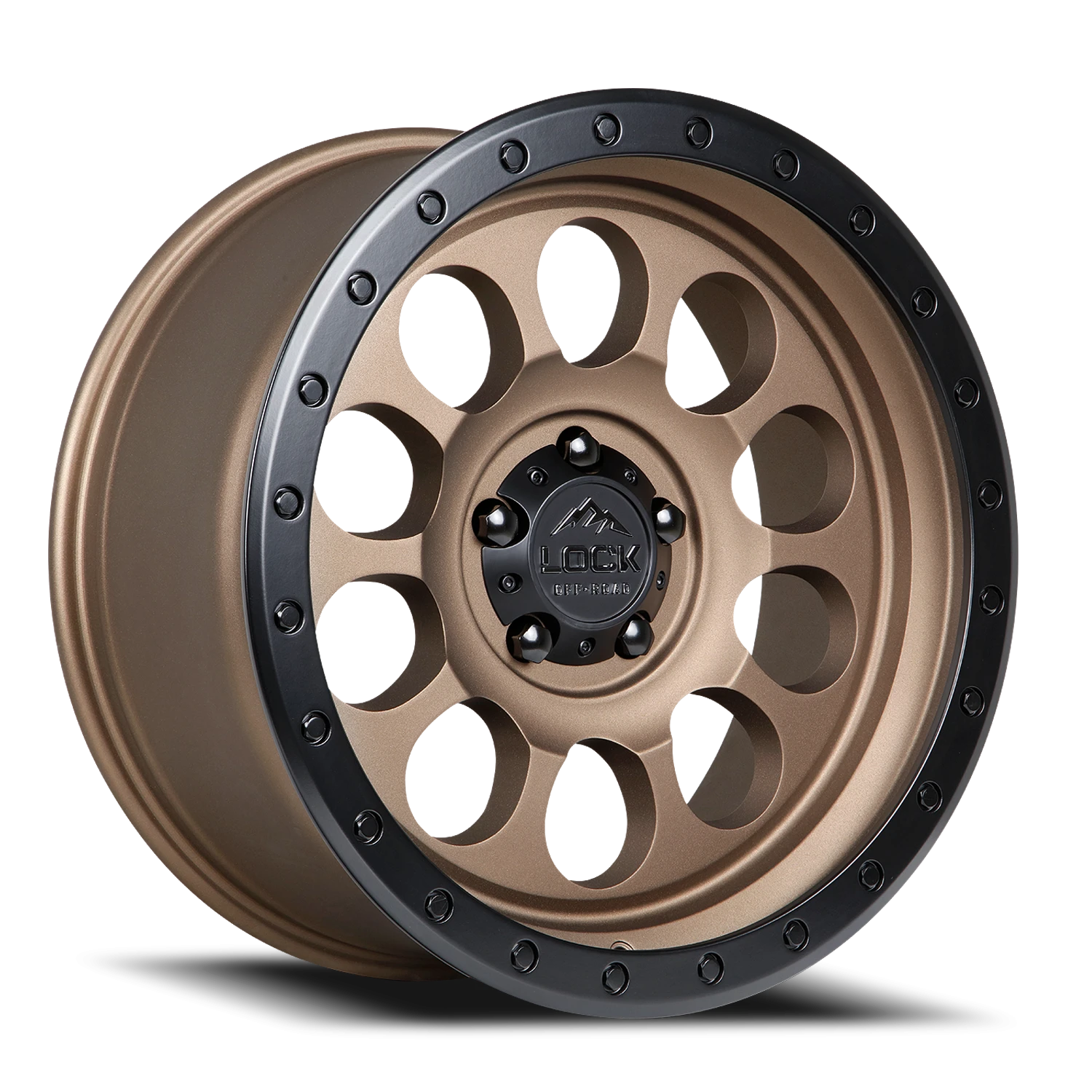 50CAL | 20X9 | 6X139.7 | -12 | MATTE DESERT BRONZE W MATTE BLACK RING | 50CAL-2969MRMBR12N