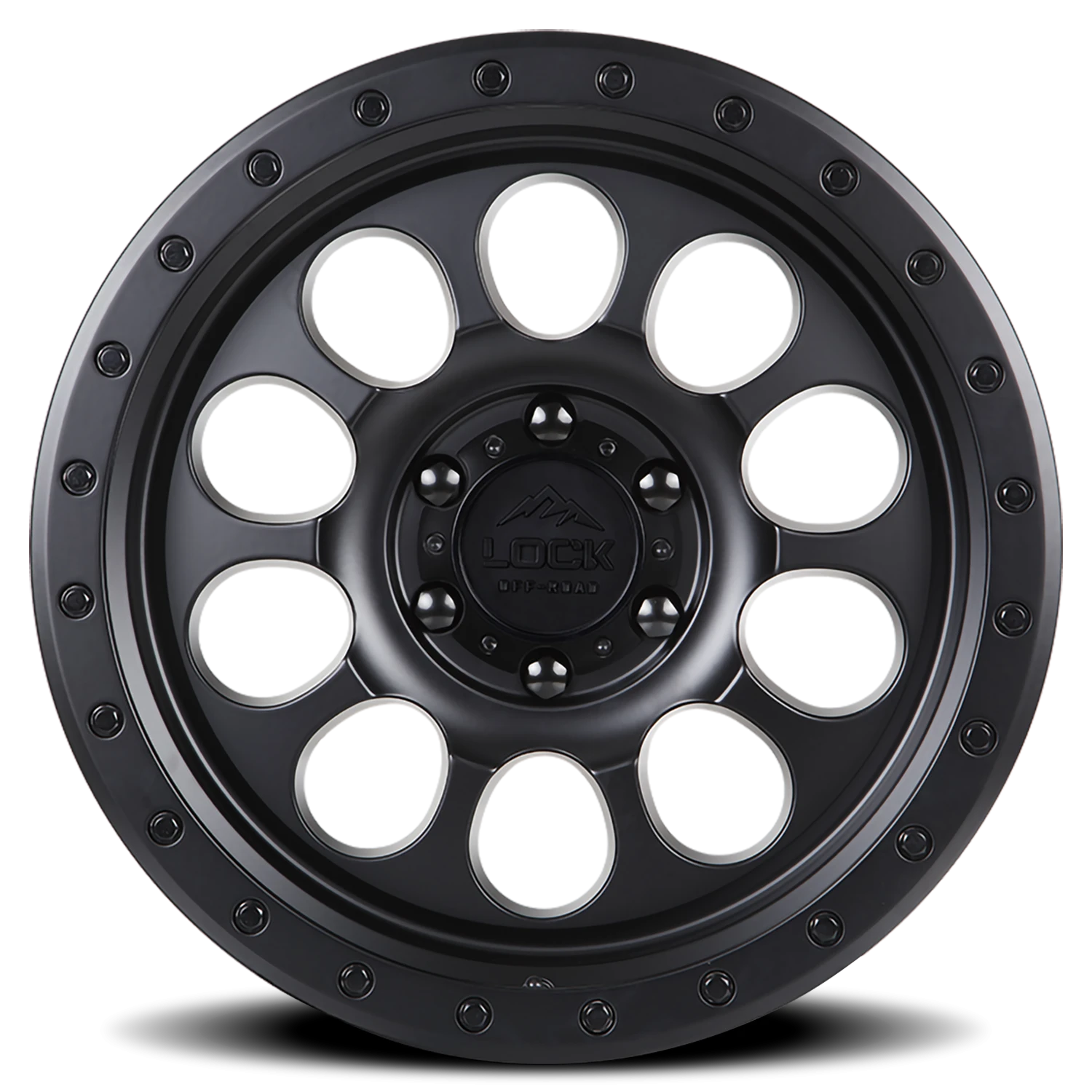 50CAL | 17X9 | 5X127 | +0 | MATTE BLACK W MATTE BLACK RING | 50CAL-7957MB - Image 3