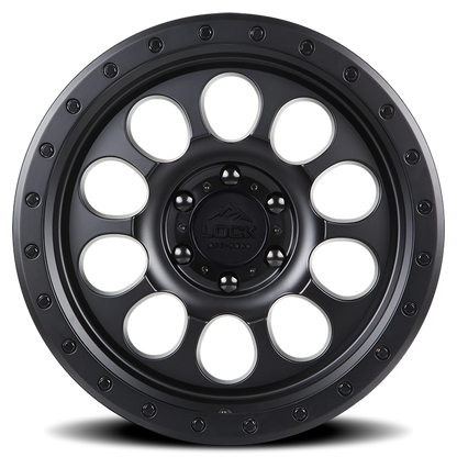 50CAL | 20X9 | 6X135 | +0 | MATTE BLACK W MATTE BLACK RING | 50CAL-2963MB - Image 3