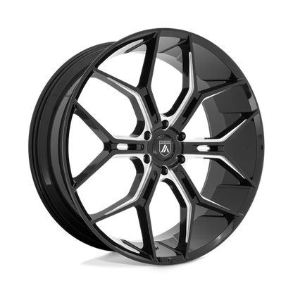Asanti Black | ABL-38 MONARCH TRUCK | 22.0x9.50 | 6X139.7 | 20 | GLOSS BLACK MILLED