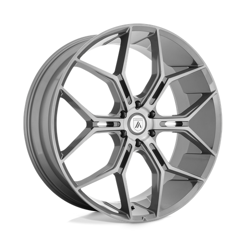 Asanti Black | ABL-38 MONARCH TRUCK | 22.0x9.50 | 6X120 | 38 | TITANIUM BRUSHED