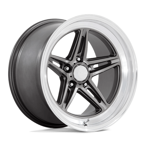 American Racing Vintage | VN514 GROOVE | 18.0x8.00 | 5X114.3 | 0 | ANTHRACITE W/ DIAMOND CUT LIP