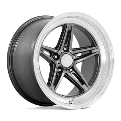 American Racing Vintage | VN514 GROOVE | 18.0x8.00 | 5X114.3 | 0 | ANTHRACITE W/ DIAMOND CUT LIP