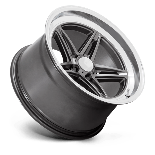 American Racing Vintage | VN514 GROOVE | 18.0x8.00 | 5X114.3 | 0 | ANTHRACITE W/ DIAMOND CUT LIP