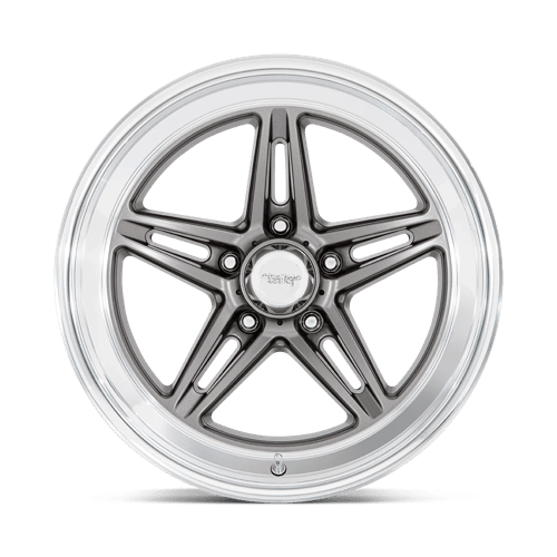 American Racing Vintage | VN514 GROOVE | 18.0x10.00 | 5X114.3 | 0 | ANTHRACITE W/ DIAMOND CUT LIP