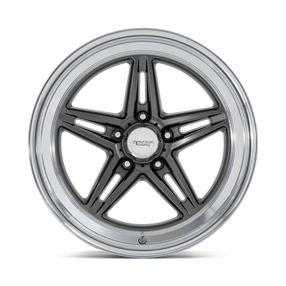 American Racing Vintage | VN514 GROOVE | 20.0x10.00 | 5X127 | -20 | ANTHRACITE W/ DIAMOND CUT LIP