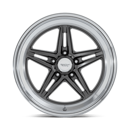 American Racing Vintage | VN514 GROOVE | 20.0x8.50 | 5X127 | 6 | ANTHRACITE W/ DIAMOND CUT LIP