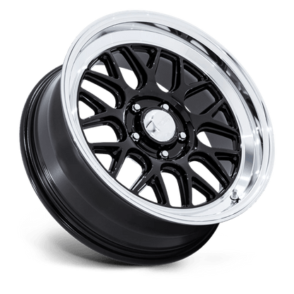 American Racing Vintage | VN516 G-FORCE | 17.0x8.00 | 5X120.65 | 0 | GLOSS BLACK W/ DC-LIP