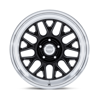American Racing Vintage | VN516 G-FORCE | 17.0x8.00 | 5X120.65 | 0 | GLOSS BLACK W/ DC-LIP