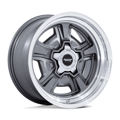 American Racing Vintage | VN517 MARAUDER | 22.0x10.00 | 5X139.7 | 6 | ANTHRACITE W/ DIAMOND CUT LIP