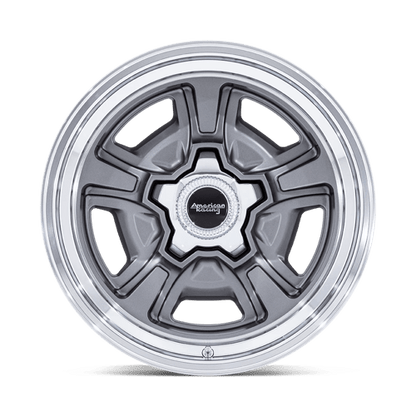 American Racing Vintage | VN517 MARAUDER | 22.0x10.00 | 5X120.65 | 6 | ANTHRACITE W/ DIAMOND CUT LIP