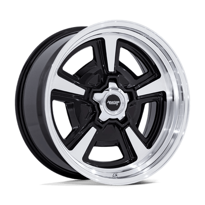 American Racing Vintage | VN517 MARAUDER | 22.0x10.00 | 5X139.7 | 6 | GLOSS BLACK MCH W/ DIA-CUT LIP