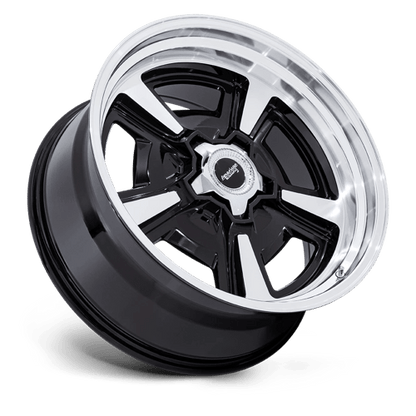 American Racing Vintage | VN517 MARAUDER | 22.0x9.00 | 5X120.65 | 6 | GLOSS BLACK MCH W/ DIA-CUT LIP