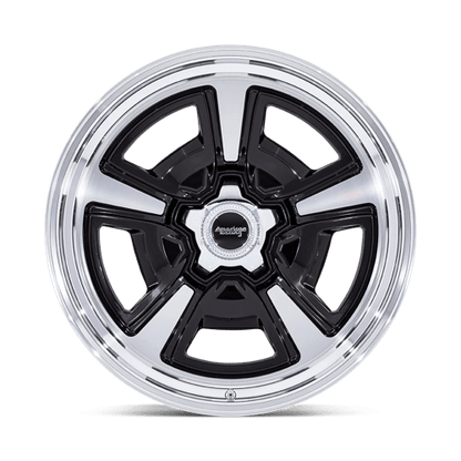 American Racing Vintage | VN517 MARAUDER | 20.0x10.00 | 5X120.65 | 6 | GLOSS BLACK MCH W/ DIA-CUT LIP