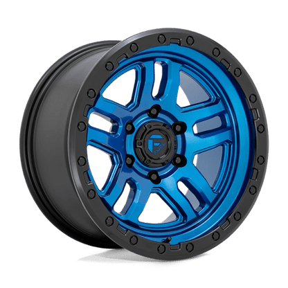 Fuel 1PC | D790 AMMO | 17.0x9.00 | 5X127 | -12 | BLUE W/ BLACK LIP
