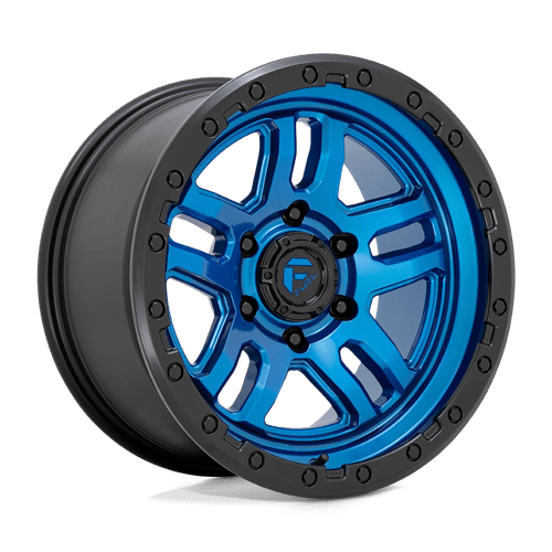 Fuel 1PC | D790 AMMO | 17.0x9.00 | 6X139.7 | -12 | BLUE W/ BLACK LIP