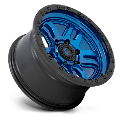 Fuel 1PC | D790 AMMO | 17.0x9.00 | 6X139.7 | -12 | BLUE W/ BLACK LIP