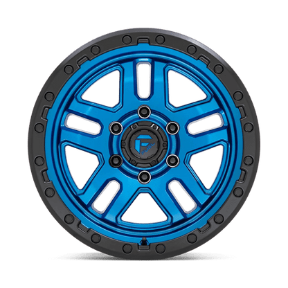 Fuel 1PC | D790 AMMO | 17.0x9.00 | 6X139.7 | -12 | BLUE W/ BLACK LIP