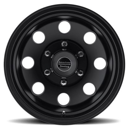 American Racing | AR172 BAJA | 16.0x8.00 | 6X139.7 | 0 | SATIN BLACK