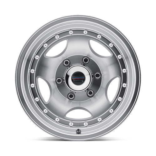 American Racing | AR23 | 16.0x8.00 | 8X170 | 0 | MACHINED W/ CLEAR COAT