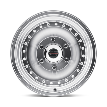 American Racing | AR61 OUTLAW I | 15.0x10.00 | 6X139.7 | -38 | MACHINED W/ CLEAR COAT