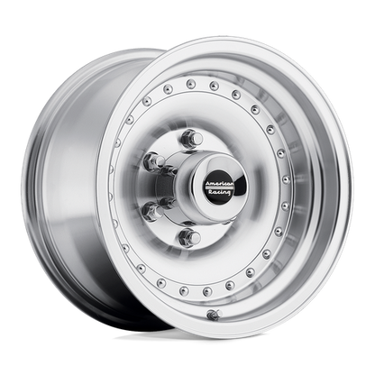 American Racing | AR61 OUTLAW I | 15.0x10.00 | 5X120.65 | -38 | MACHINED W/ CLEAR COAT