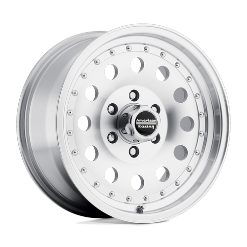 American Racing | AR62 OUTLAW II | 17.0x8.00 | 6X139.7 | 18 | MACHINED W/ CLEAR COAT