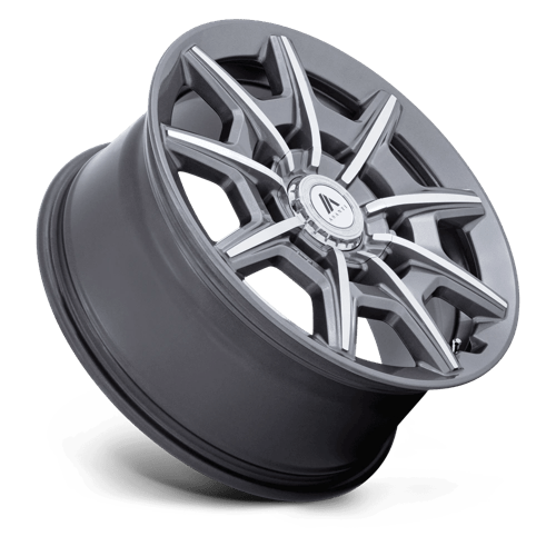 Asanti Black | AB041 ESQUIRE | 22.0x9.00 | 5X115/5X120 | 15 | GLOSS ANTHRACITE BRIGHT MACH