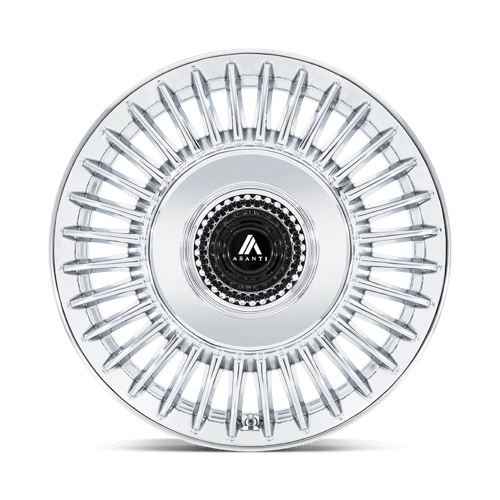 Asanti Black | AB040 TIARA | 20.0x9.00 | 5X112/5X120 | 27 | CHROME
