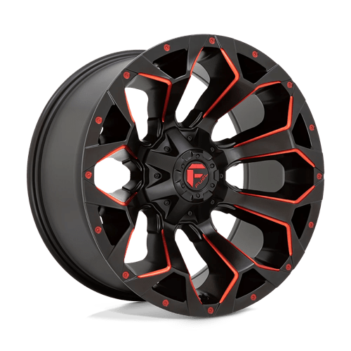 Fuel 1PC | D787 ASSAULT | 20.0x9.00 | 6X135/6X139.7 | 19 | MATTE BLACK RED MILLED