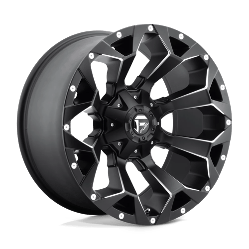 Fuel 1PC | D546 ASSAULT | 17.0x9.00 | 8X165.1 | 1 | MATTE BLACK MILLED