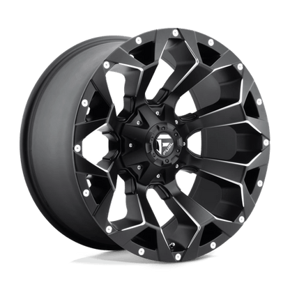 Fuel 1PC | D546 ASSAULT | 22.0x12.00 | 5X139.7/5X150 | -44 | MATTE BLACK MILLED