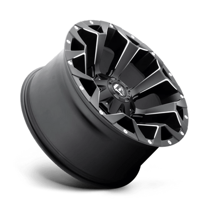 Fuel 1PC | D546 ASSAULT | 22.0x12.00 | 5X139.7/5X150 | -44 | MATTE BLACK MILLED