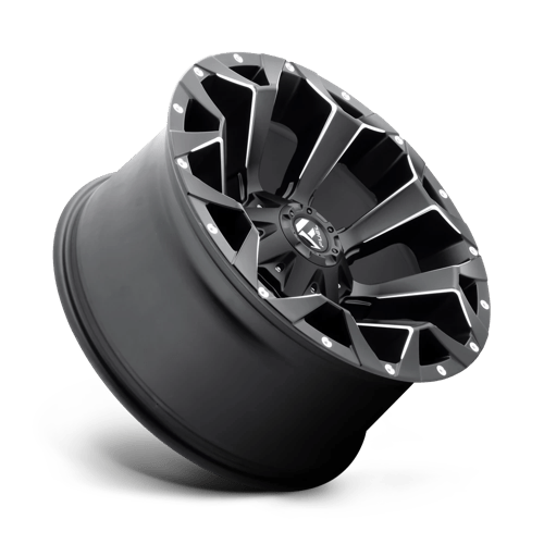 Fuel 1PC | D546 ASSAULT | 20.0x9.00 | 8X165.1 | 20 | MATTE BLACK MILLED