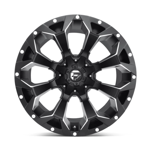 Fuel 1PC | D546 ASSAULT | 20.0x9.00 | 8X165.1 | 20 | MATTE BLACK MILLED