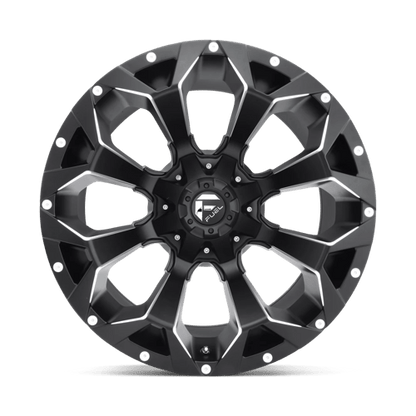 Fuel 1PC | D546 ASSAULT | 20.0x10.00 | 8X180 | -18 | MATTE BLACK MILLED