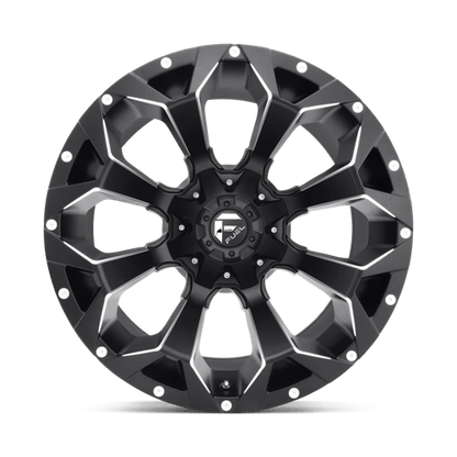 Fuel 1PC | D546 ASSAULT | 22.0x12.00 | 5X139.7/5X150 | -44 | MATTE BLACK MILLED