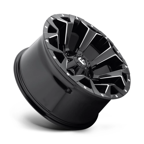 Fuel 1PC | D576 ASSAULT | 18.0x9.00 | 5X114.3/5X127 | -12 | GLOSS BLACK MILLED