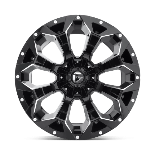 Fuel 1PC | D576 ASSAULT | 20.0x9.00 | 8X180 | 20 | GLOSS BLACK MILLED