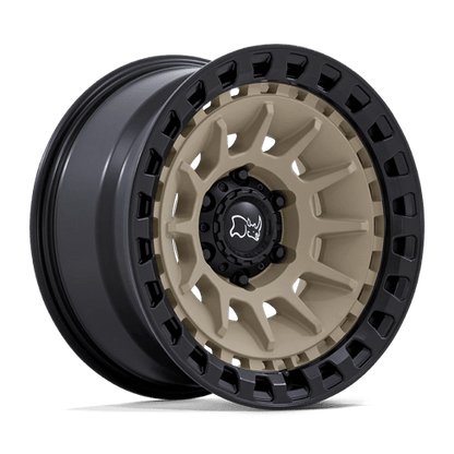 Black Rhino Hard Alloys | BARRAGE | 17.0x8.50 | 6X135 | -10 | DESERT SAND ON MATTE BLACK