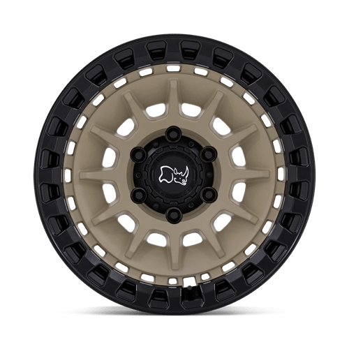 Black Rhino Hard Alloys | BARRAGE | 17.0x8.50 | 6X135 | -10 | DESERT SAND ON MATTE BLACK