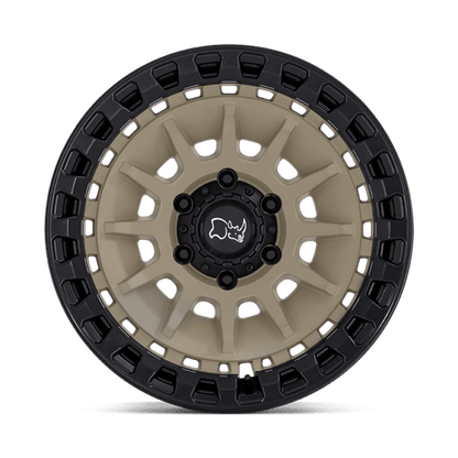 Black Rhino Hard Alloys | BARRAGE | 18.0x9.00 | 5X127 | 0 | DESERT SAND ON MATTE BLACK