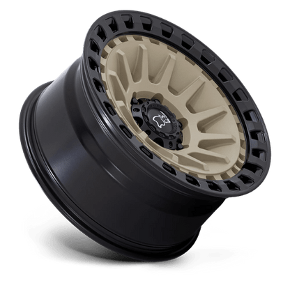 Black Rhino Hard Alloys | BARRAGE | 18.0x9.00 | 6X139.7 | 0 | DESERT SAND ON MATTE BLACK