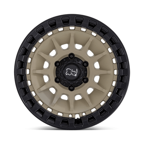 Black Rhino Hard Alloys | BARRAGE | 18.0x9.00 | 6X135 | 0 | DESERT SAND ON MATTE BLACK