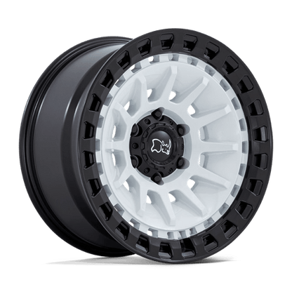 Black Rhino Hard Alloys | BARRAGE | 18.0x9.00 | 6X139.7 | 0 | GLOSS WHITE ON MATTE BLACK