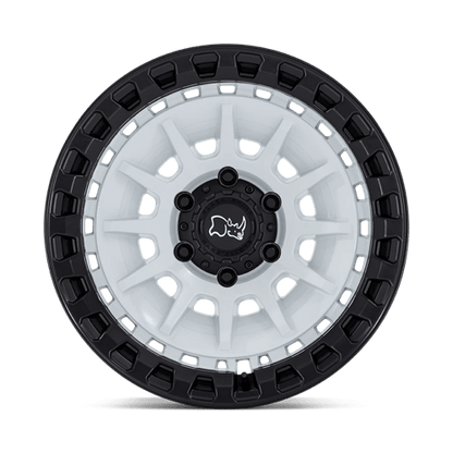 Black Rhino Hard Alloys | BARRAGE | 18.0x9.00 | 6X139.7 | 0 | GLOSS WHITE ON MATTE BLACK
