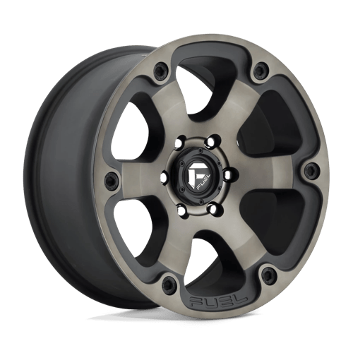 Fuel 1PC | D564 BEAST | 18.0x9.00 | 5X127 | -12 | MATTE BLACK DOUBLE DARK TINT